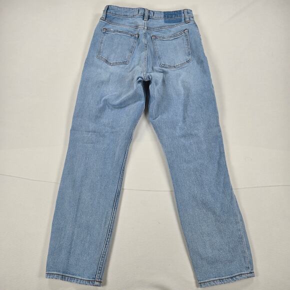 Abercrombie & Fitch High Rise The Mom Curve Love Distressed Jean Women's Size 27 - Picture 7 of 7